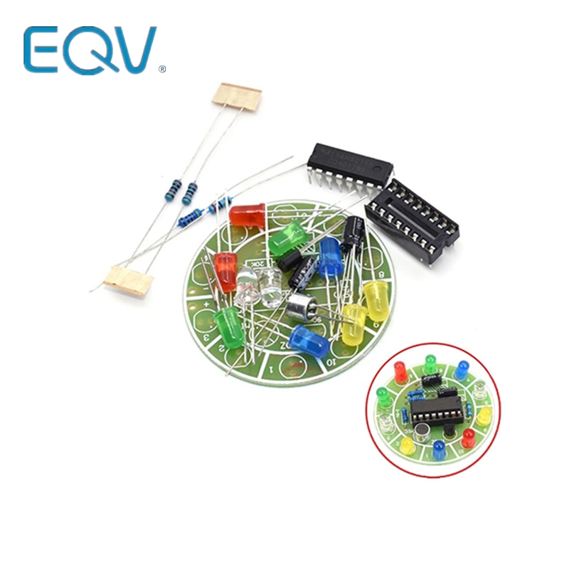 Diy Electronics Lab - CD4017 kit de luces LED giratorias