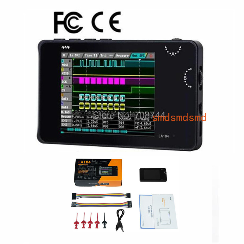 Oscilloscope Dso Mini - Analizador Lógico Digital LA104 Mini DSO,