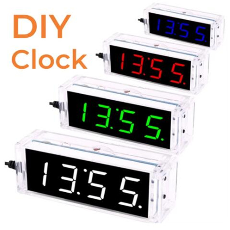 Diy Electronics Learning Kit - Kit de reloj Digital DIY, pantalla