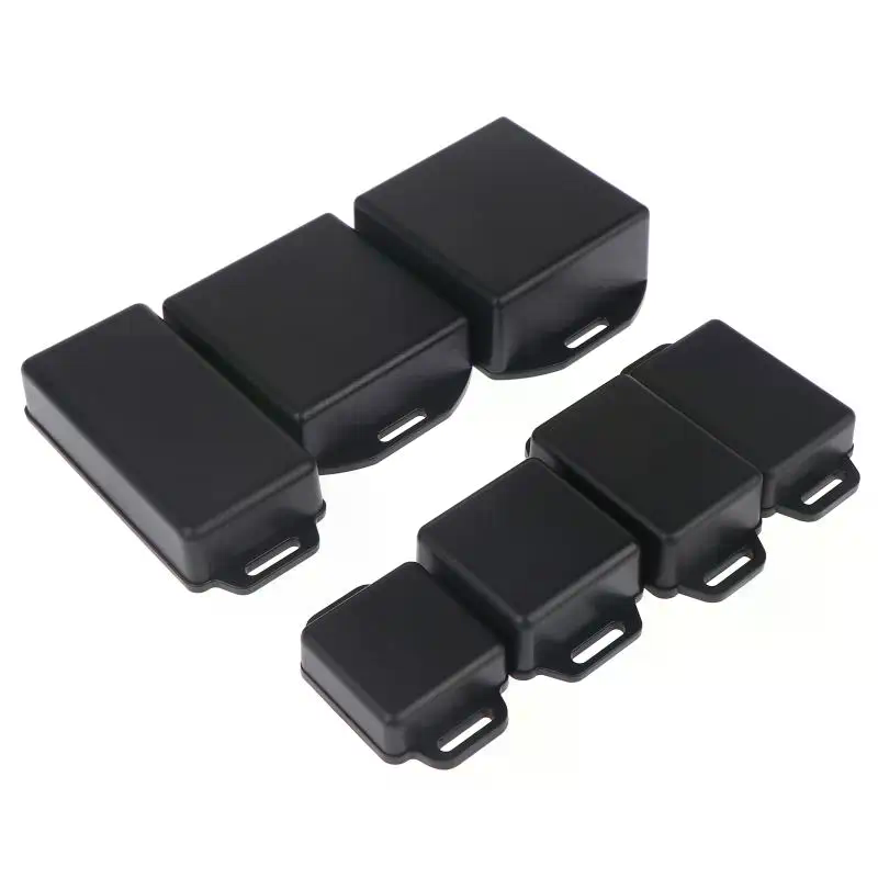 Diy Electronic Components - Juego de cajas de plástico negro
