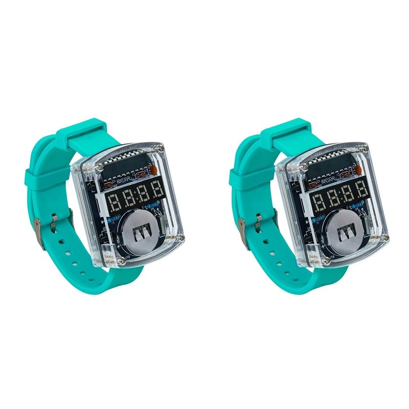 Diy Electronics Learning Kit - Kit de reloj LED DIY 2X,