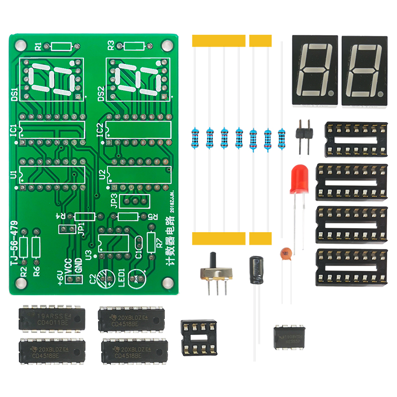 Kit de circuito de contador de - Diy Electronics Kits For Kids reseña y precio
