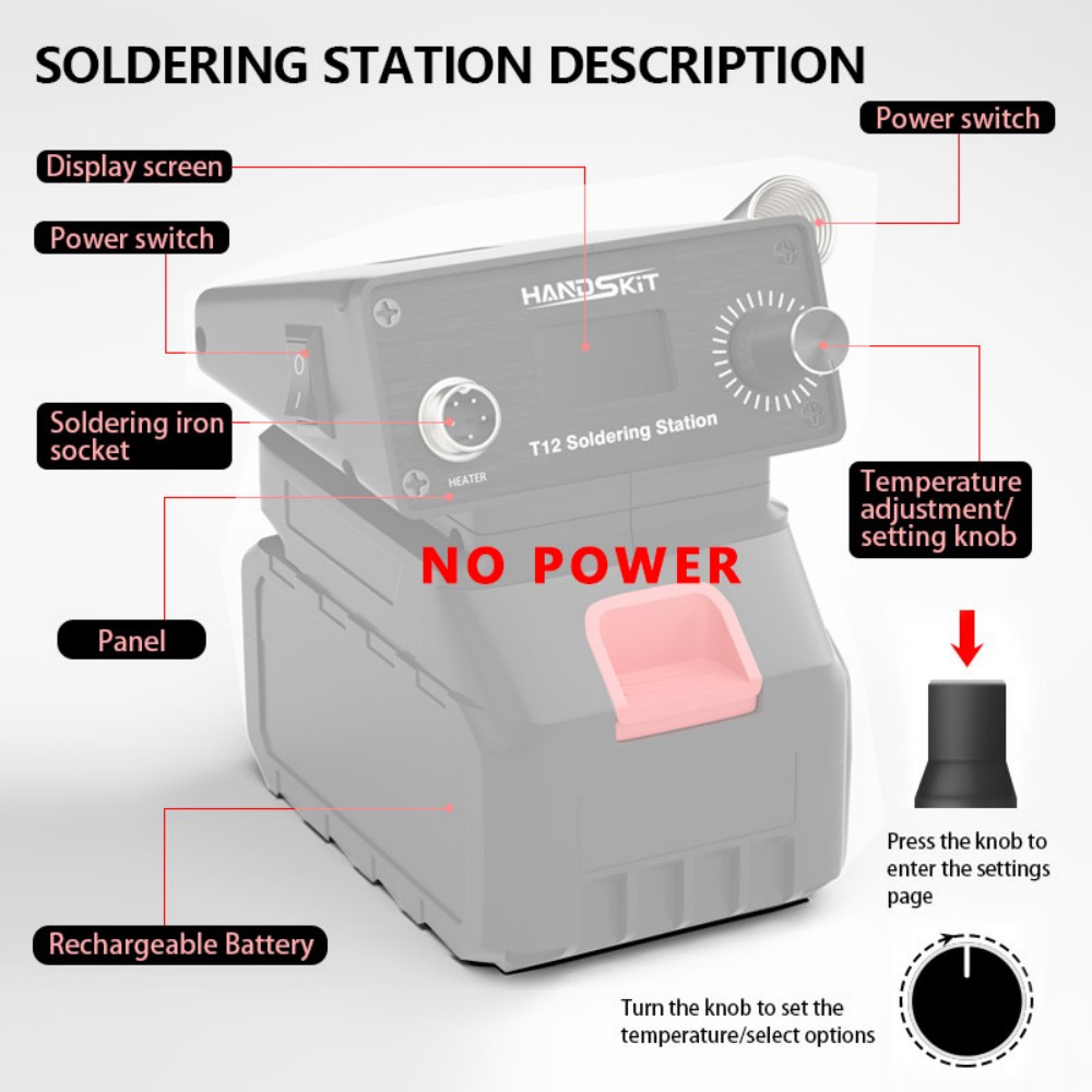Estación de Soldadura Portátil - Diy Soldering Station No Electronics reseña y precio