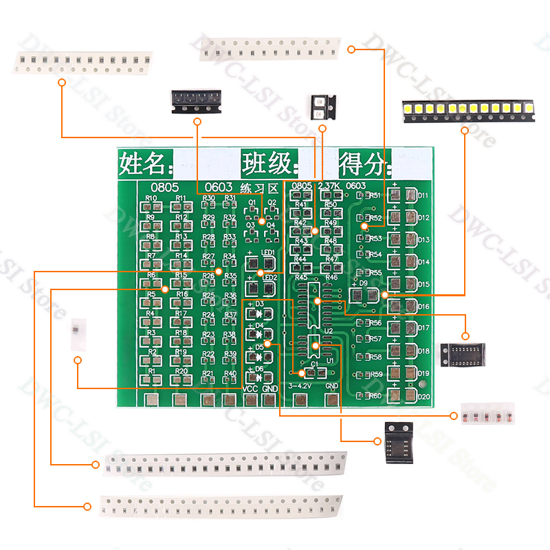 Kit de clase, componentes de p - Diy Electronics Kits For Kids reseña y precio