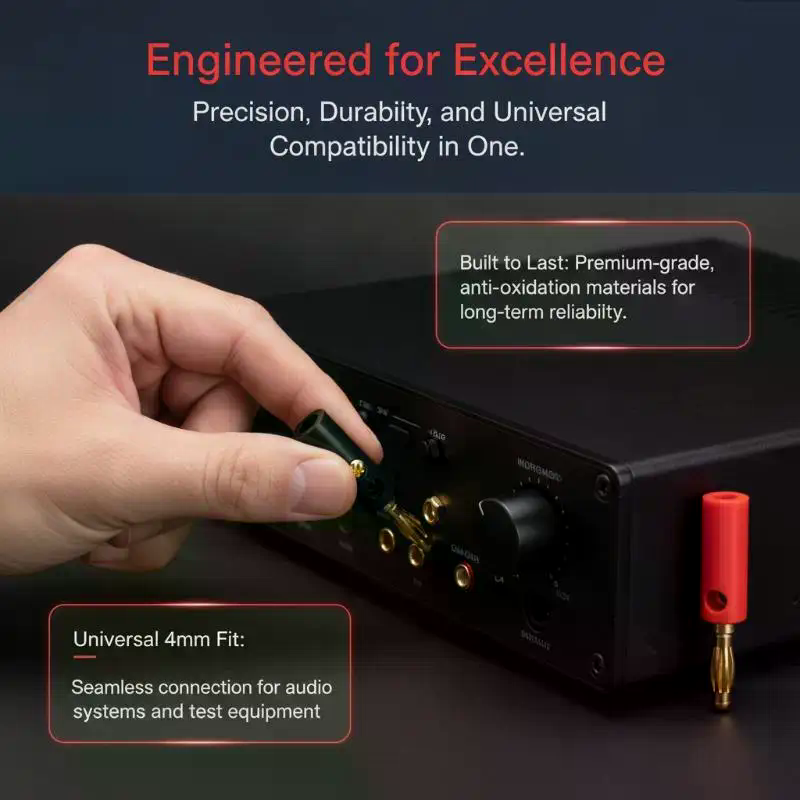 Juego de terminales de enchufe - Diy Audio Electronics Projects reseña y precio