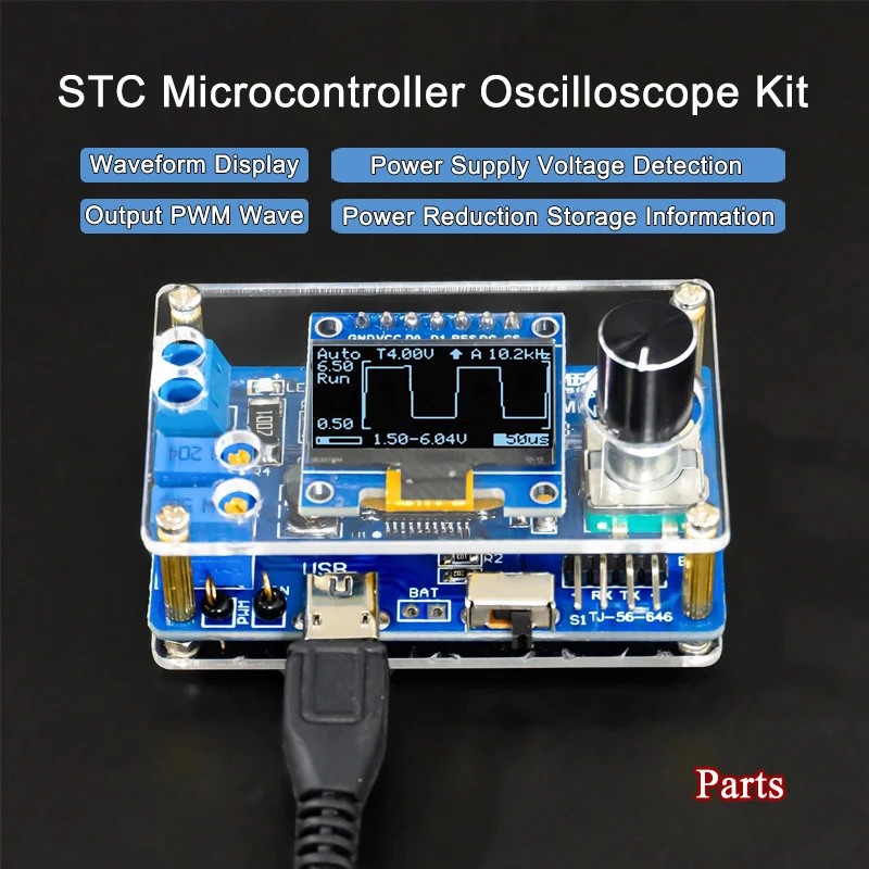 Kit de microcontrolador STC8K8 - Oscilloscope Dso Mini reseña y precio
