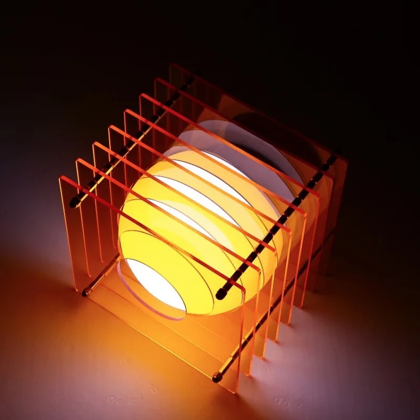 Lámpara de acrílico DIY de mil - Diy Lamp Electronics reseña y precio