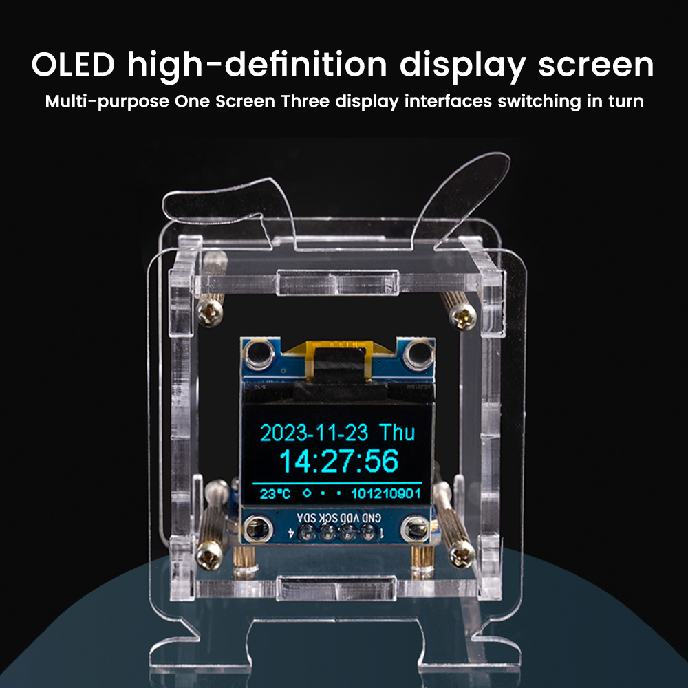 Kit de Reloj Digital ESP8266 D - Diy Soldering Station No Electronics reseña y precio