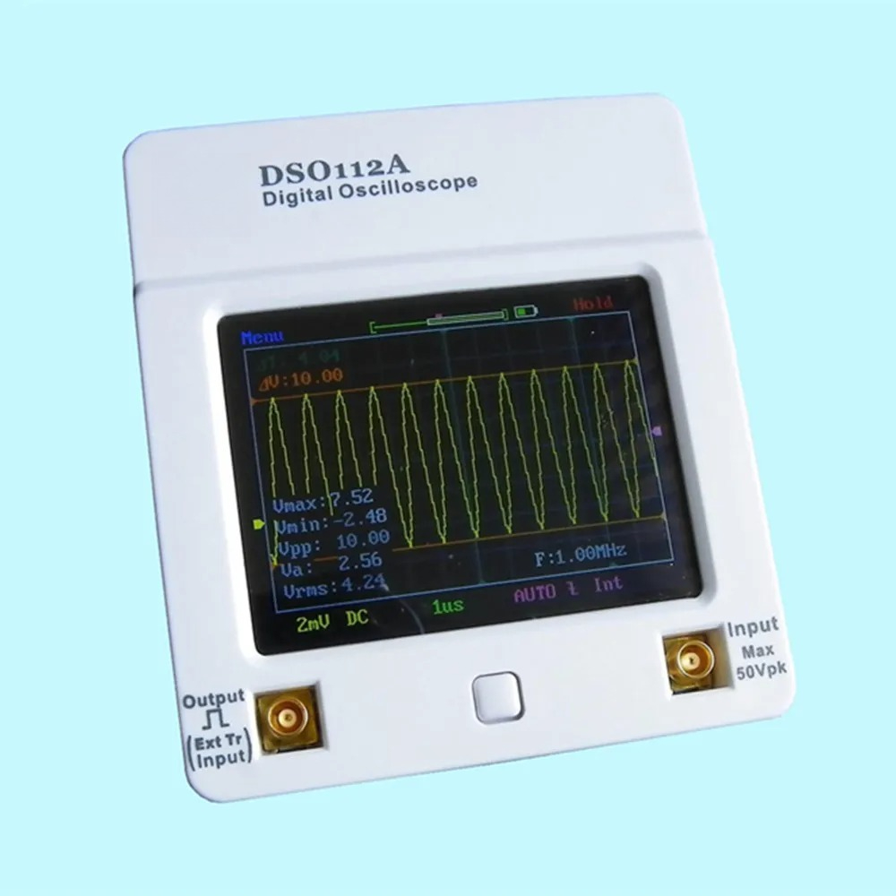 Osciloscopio DSO 112A TFT pant - Oscilloscope Dso Mini reseña y precio