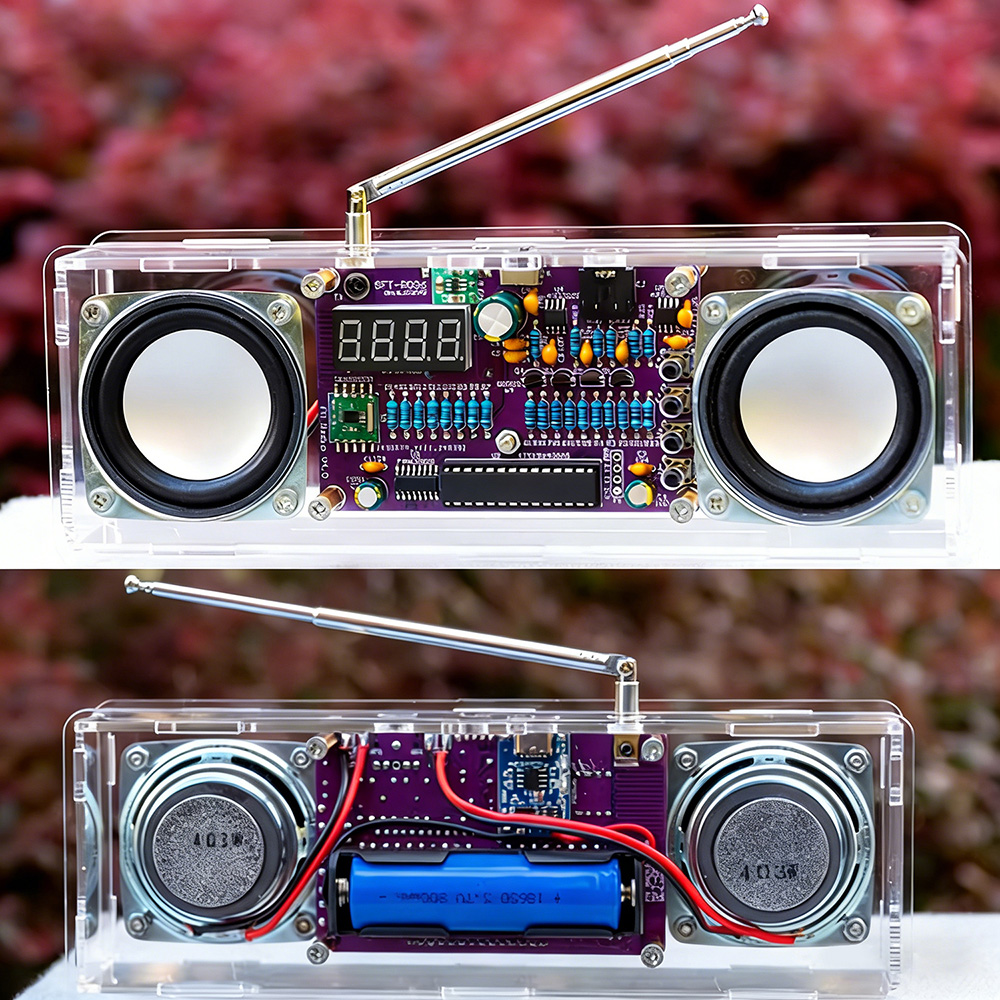 Kit de Radio FM de Doble Canal - Diy Audio Electronics Projects reseña y precio