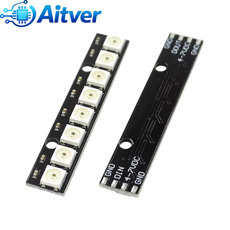 Módulo LED RGB de 8 bits WS281 - Diy Electronics Address reseña y precio