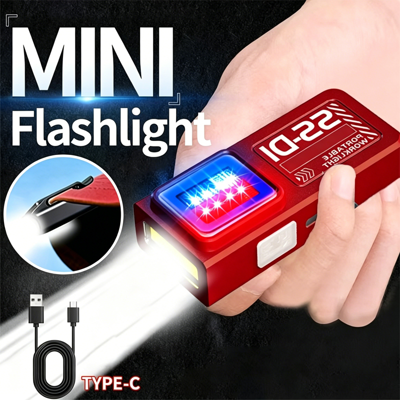 Mini linterna LED COB recargab - Diy Lamp Electronics reseña y precio