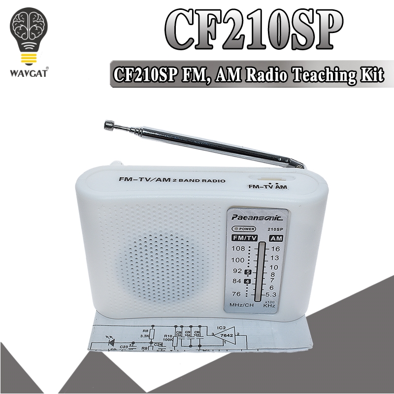 Kit de radio estéreo AM/FM CF2 - Diy Electronics Lab reseña y precio