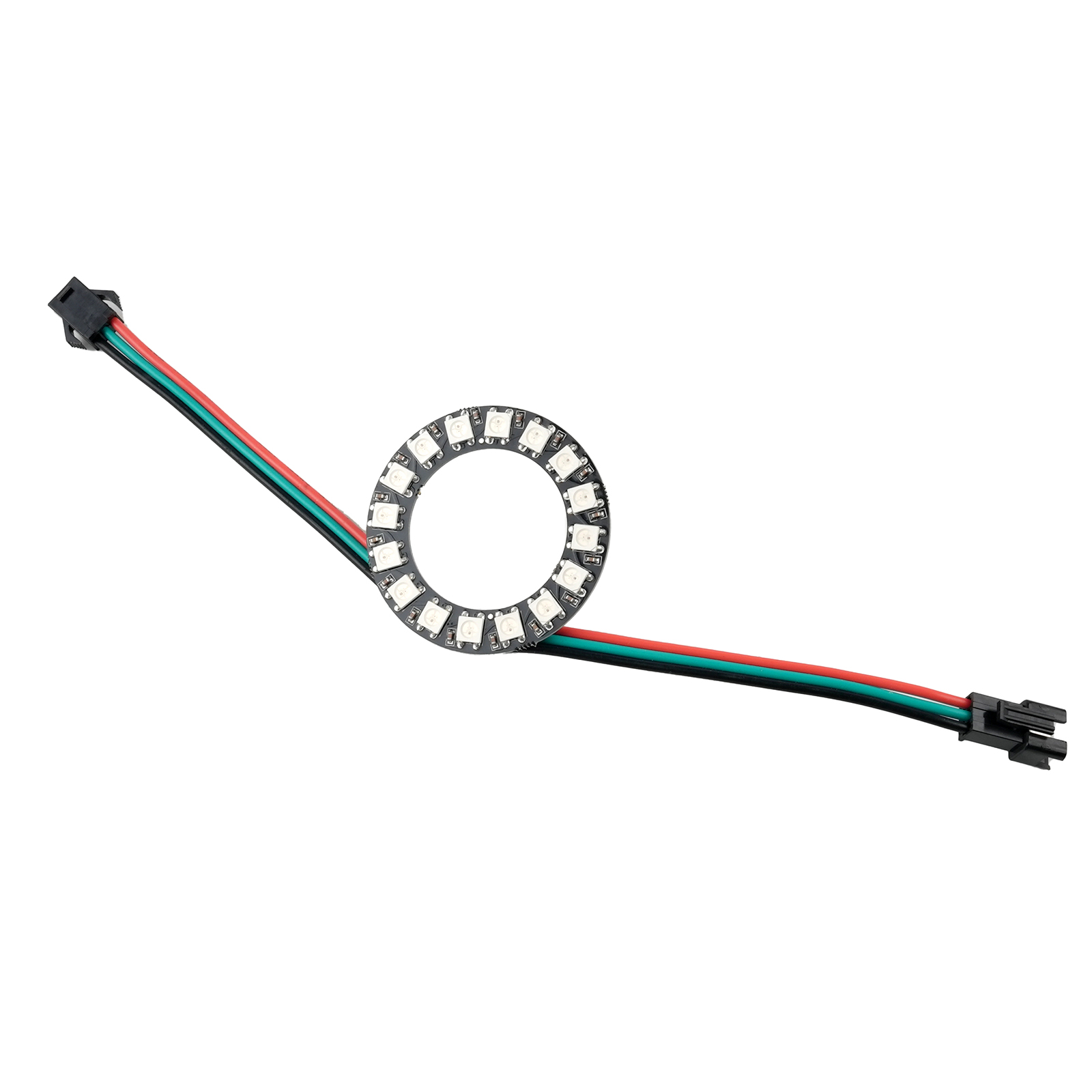 Anillo RGB WS2812B de 16LED, m - Diy Electronics Address reseña y precio