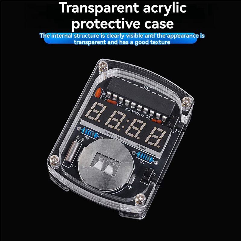 2X Kit de reloj LED DIY, reloj - Diy Electronics Learning Kit reseña y precio