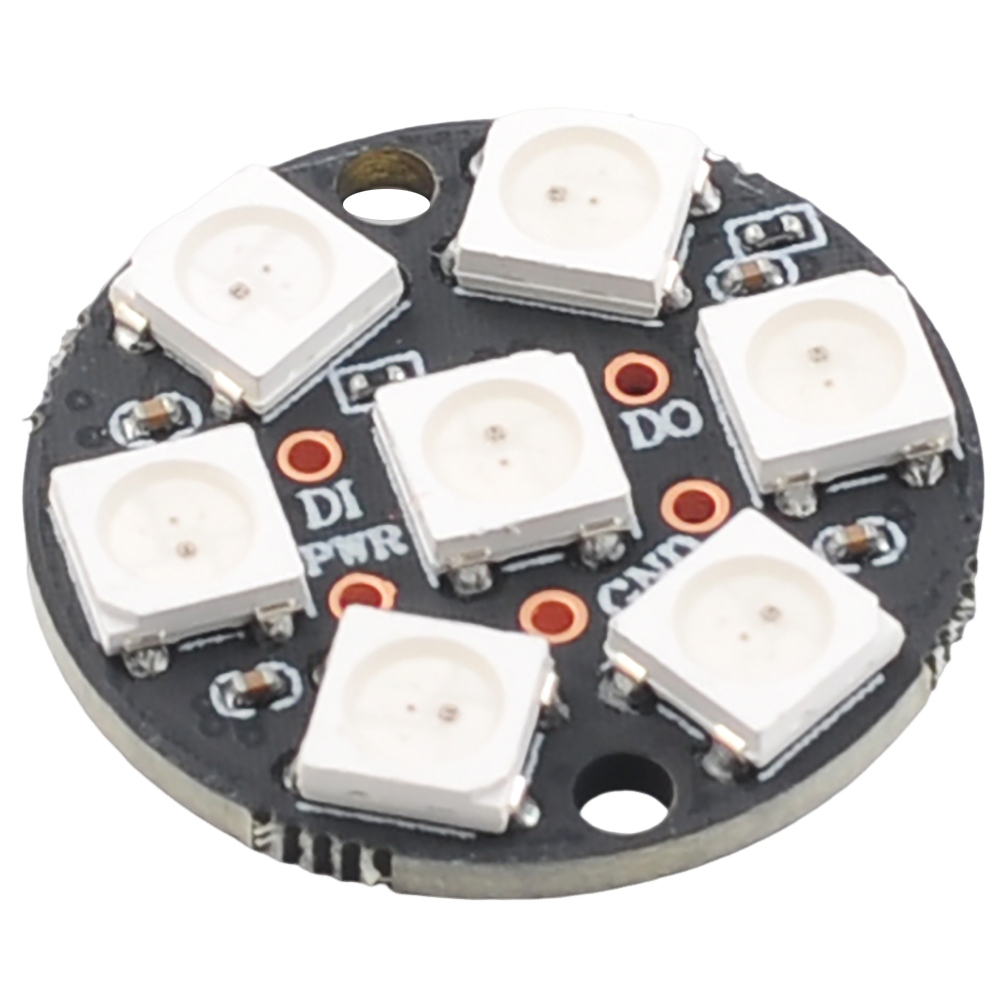 Anillo LED RGB WS2812 5050 de  - Diy Electronics Address reseña y precio