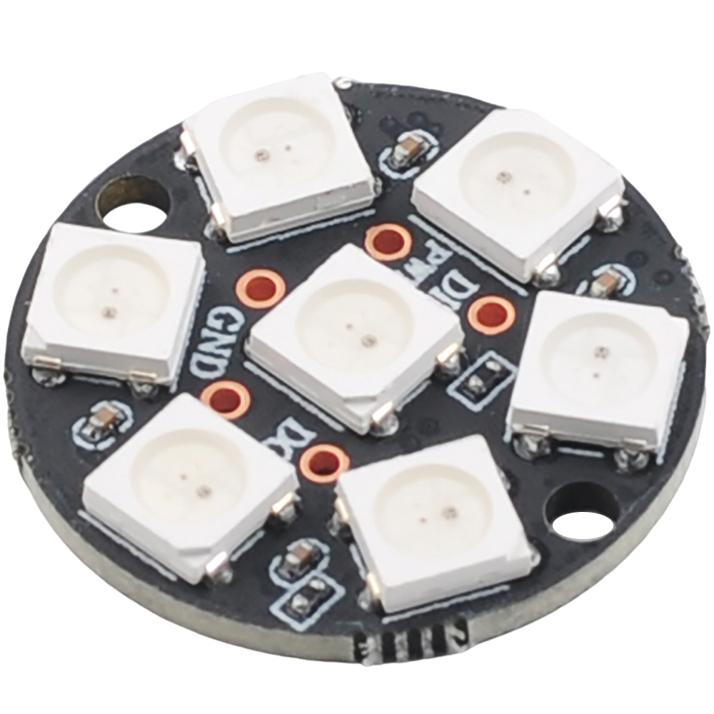 Anillo LED RGB WS2812 5050 de  - Diy Electronics Address reseña y precio
