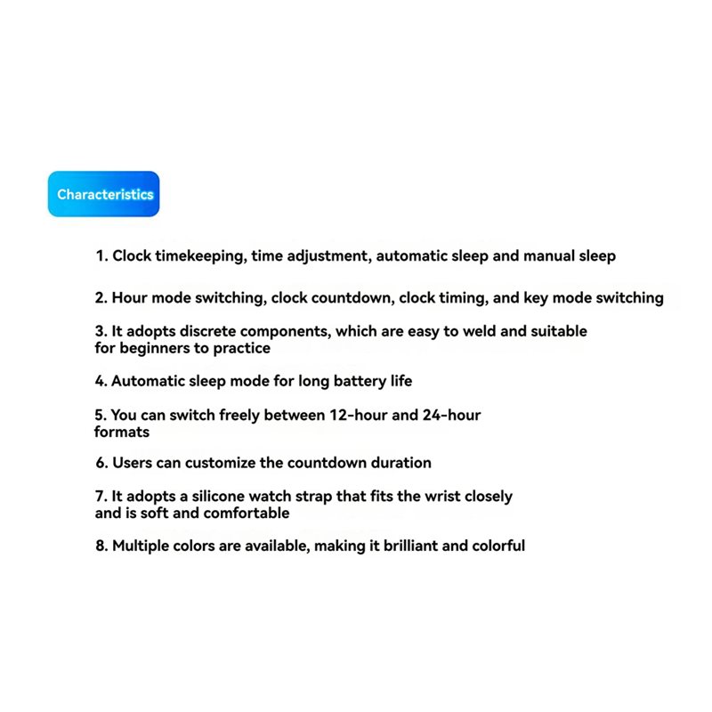 2X Kit de reloj LED DIY, reloj - Diy Electronics Learning Kit reseña y precio