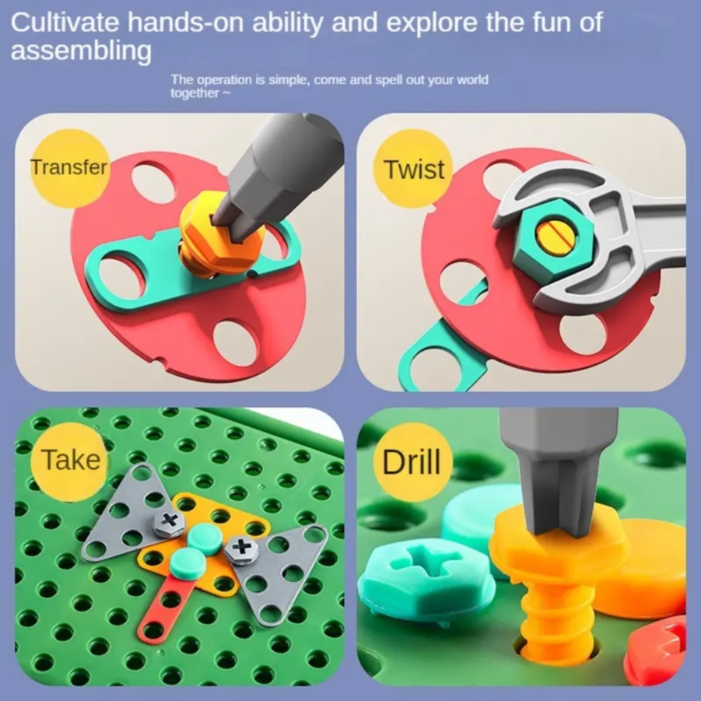 Juego de taladro STEM para niñ - Diy Electronics Kits For Kids reseña y precio
