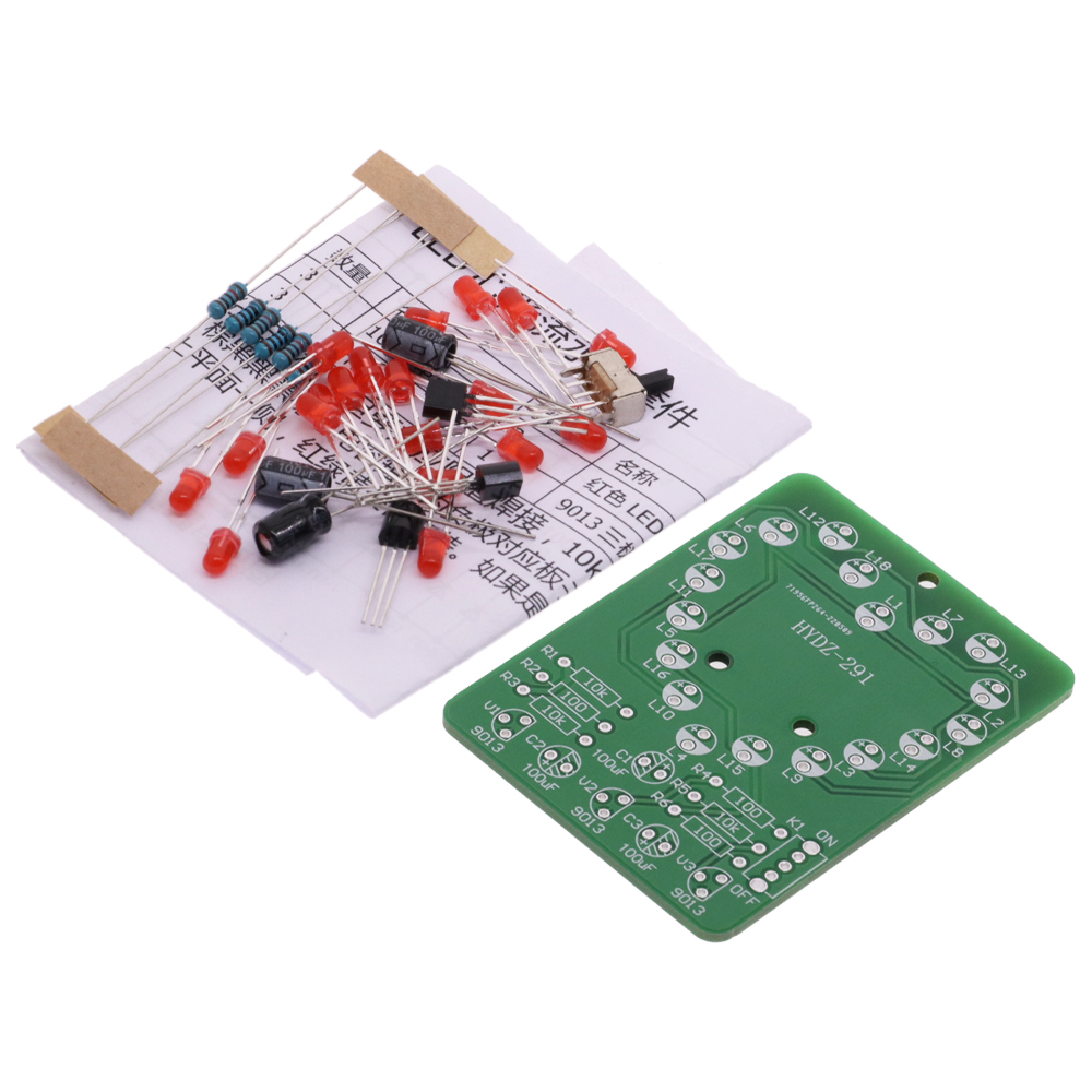 Luz LED para correr en forma d - Diy Electronics Learning Kit reseña y precio