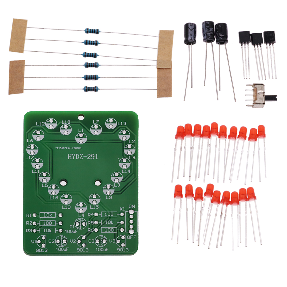 Luz LED para correr en forma d - Diy Electronics Learning Kit reseña y precio