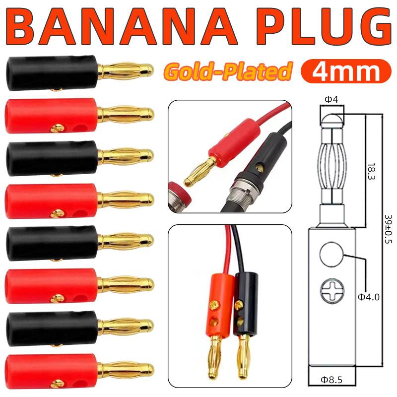 Juego de 10 Conectores Banana  - Diy Audio Electronics Projects reseña y precio